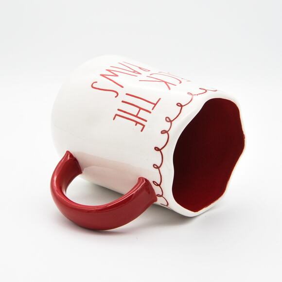 Rae Dunn Holiday Mug, Deck The Paws 16oz Ceramic Coffee Cup Gift for Dog Lovers - Picture 6 of 10